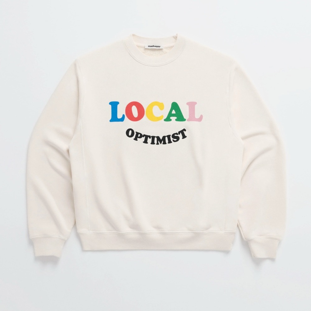 Madhappy Cream Crewneck Sweater